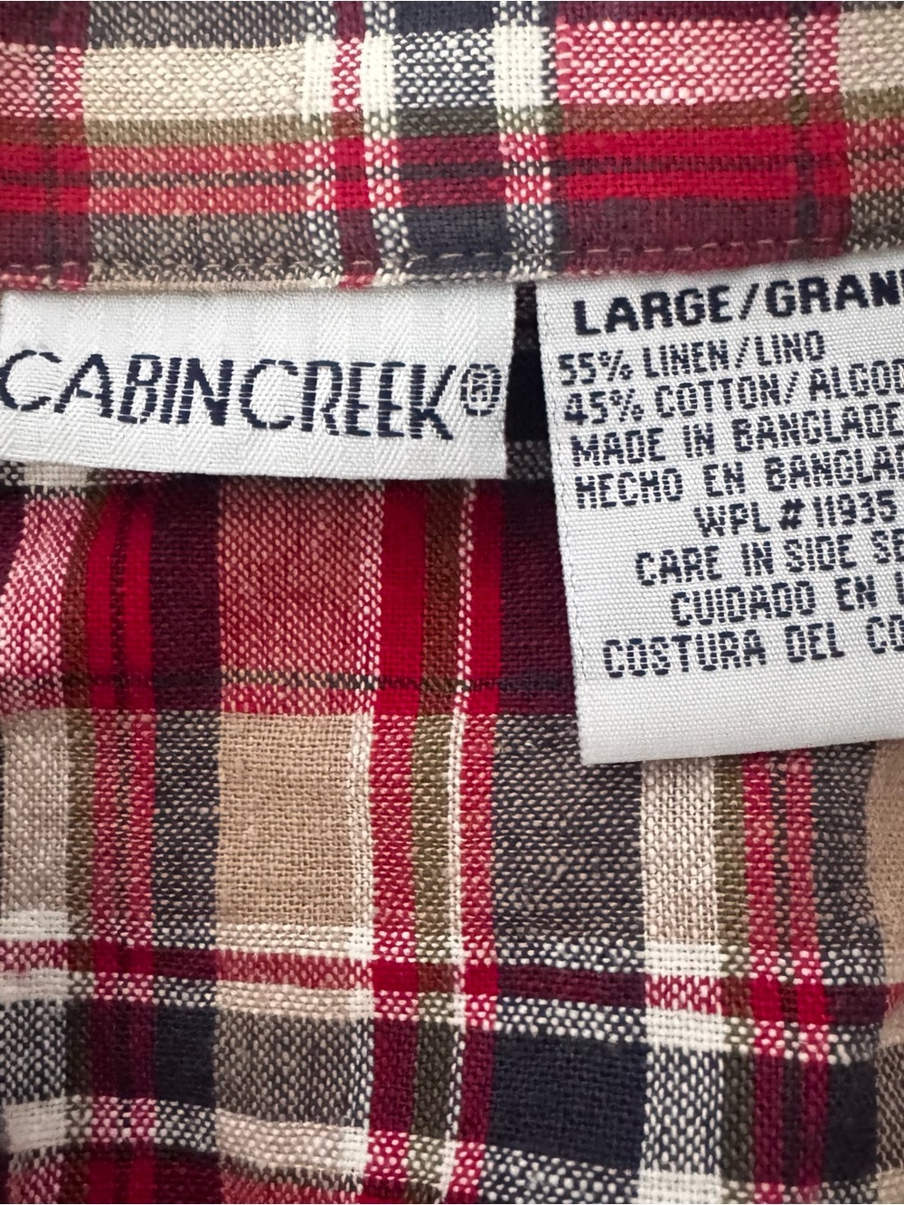 Two Cabin Creek Plaid Button-Down Shirt